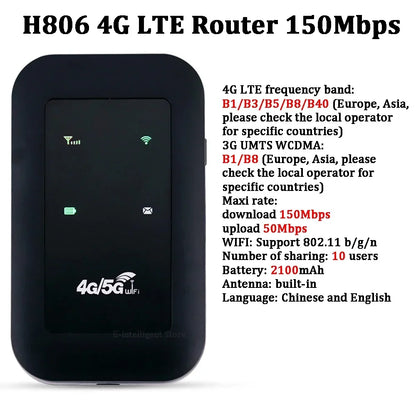 150Mbps Mini Wireless Network Card Wifi Repeater 4G Router Signal Amplifier Network Expander Adaptor 150Mbps