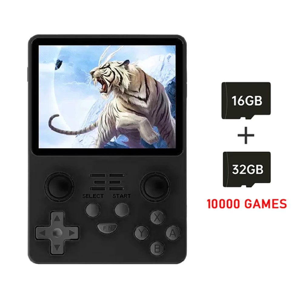 POWKIDDY RGB20S Handheld Game Console 3.5Inch IPS Screen RK3326 Open Source System Retro Game Player with 25000+Games Kids Gifts