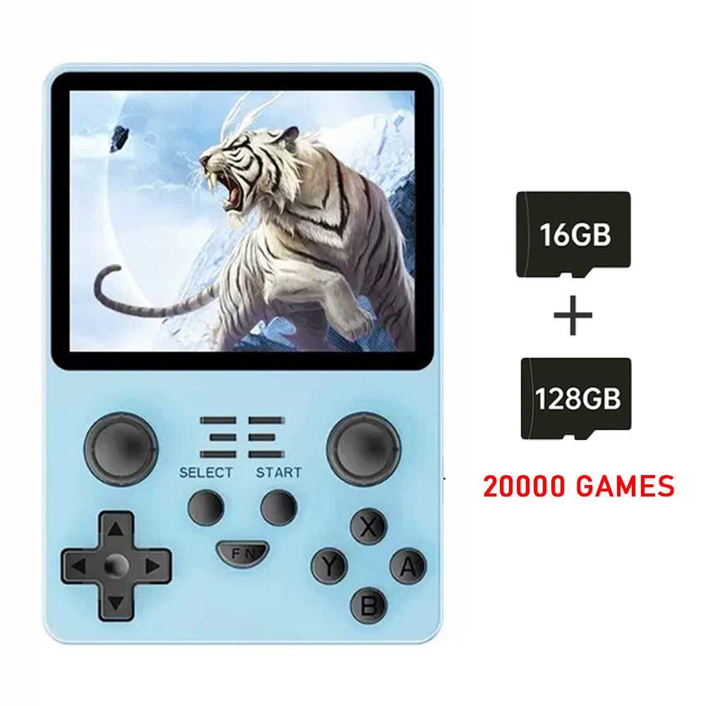 POWKIDDY RGB20S Handheld Game Console 3.5Inch IPS Screen RK3326 Open Source System Retro Game Player with 25000+Games Kids Gifts