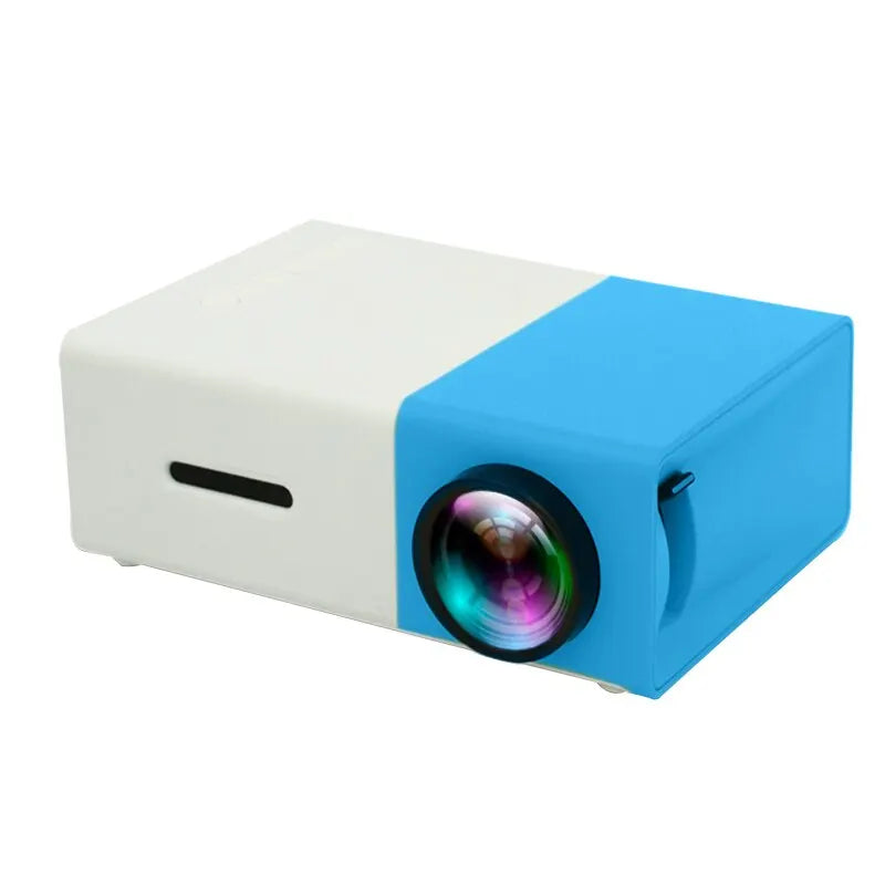 YG300 Mini LED Projector Yg300 Upgraded Version 1000 Lumen 320X240P Hdmi-Compatible USB Audio Home Media Player Beamer