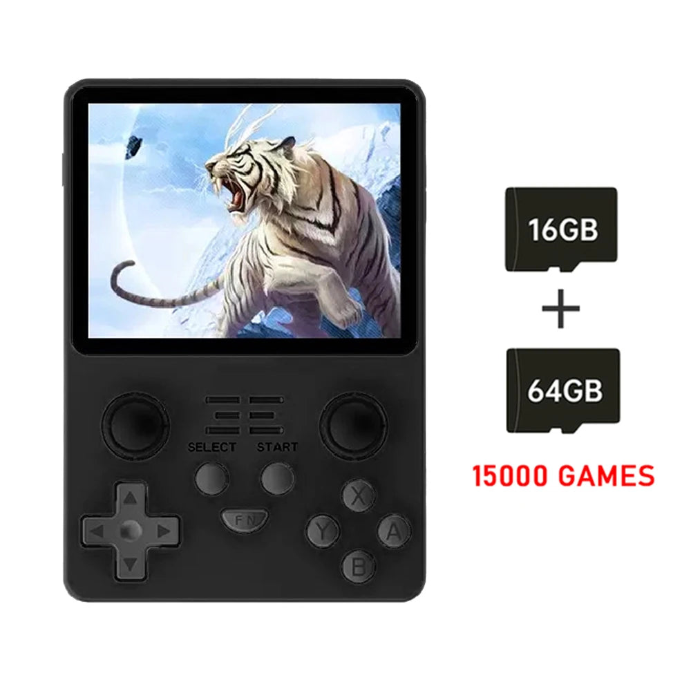 POWKIDDY RGB20S Handheld Game Console 3.5Inch IPS Screen RK3326 Open Source System Retro Game Player with 25000+Games Kids Gifts