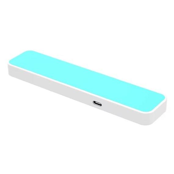 Bone Conduction Music Box Wireless Bluetooth-Compatible Speaker Stereo Bass under Pillow Improve Sleep Travel for Facebook-Blue