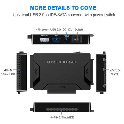 USB 3.0 Zilkee Ultra Recovery Converter Sata HDD SSD Hard Disk Drive Data Transfer Converter SATA Adapter Cable